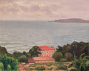 View of Toulon Harbour by Albert Marquet — hand-painted landscape oil painting reproduction on canvas