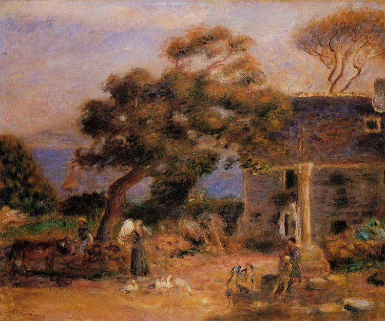 View of Treboul - Pierre-Auguste Renoir