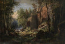 View of Valaam Island. Kukko by Ivan Shishkin — hand-painted botanical oil painting reproduction on canvas