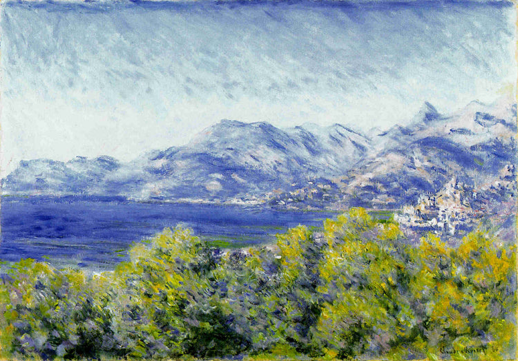 View of Ventimiglia - Claude Monet