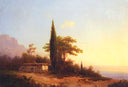 View on Crimea by Ivan Aivazovsky — seascapes oil painting wall art, Romanticism