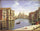 View over the Grand Canal in Venice. In the distance the church Santa Maria della Salute in hallway