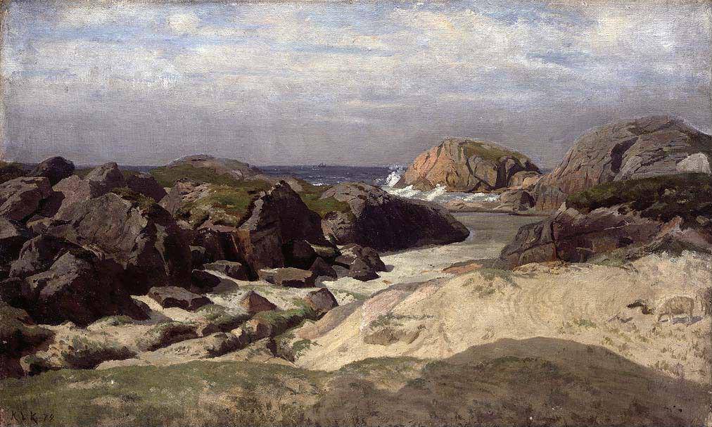 View over the Sea from Ogna, Jæren - Kitty Lange Kielland