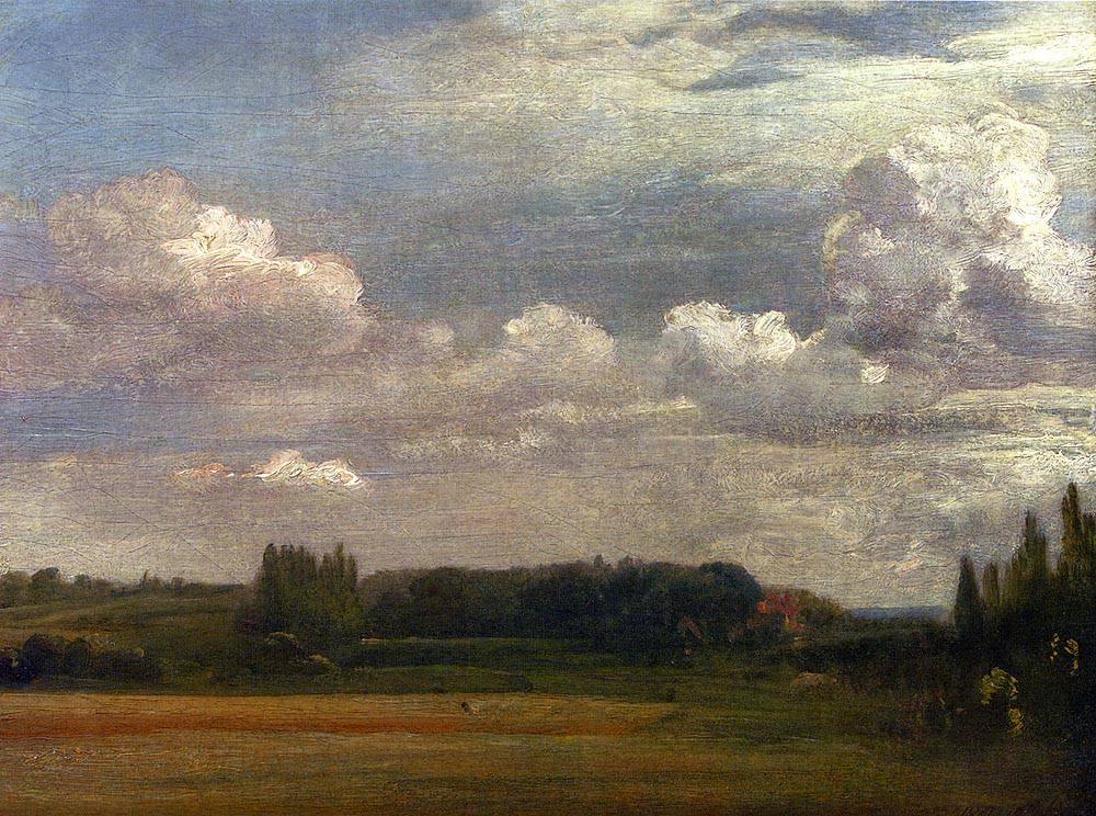 View Towards The Rectory From East Bergholt House - John Constable