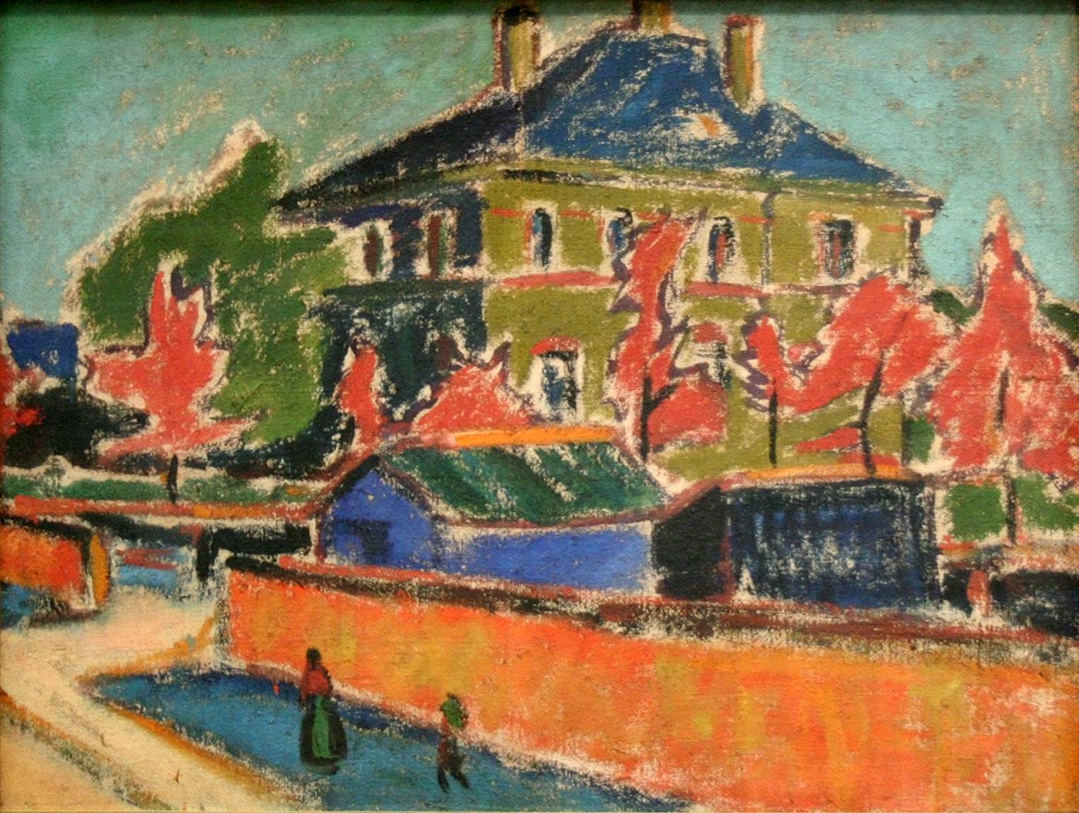 Villa in Dresden - Ernst Ludwig Kirchner