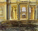 Villa Papa Giulla by John Singer Sargent — heritage oil painting wall art, Impressionism