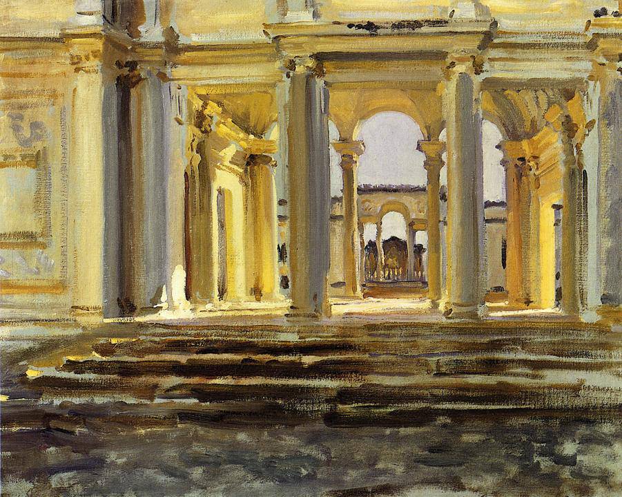 Villa Papa Giulla - John Singer Sargent