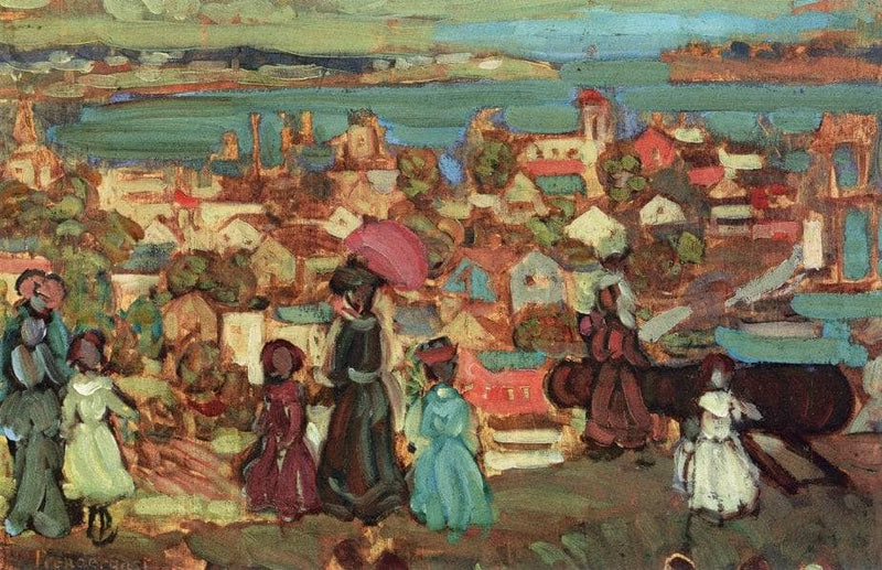 Village by the Sea on gallery wrap
