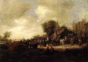 Village Fair by Jan Steen — rural oil painting wall art, Baroque