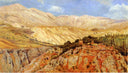 Village in Atlas Mountains, Morocco by Edwin Lord Weeks — rock oil painting wall art, Orientalism