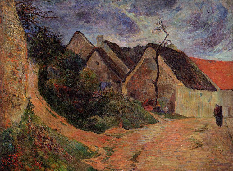 Village street, Osny - Paul Gauguin