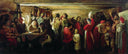 Village Wedding in the Tambov Province by Andrei Ryabushkin, group oil painting wall art, Realism