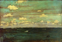 Violet and Silver - The Deep Sea by James McNeill Whistler — hand-painted landscape oil painting reproduction on canvas