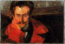 Virgilio Brocchi by Umberto Boccioni — male oil painting wall art, Post Impressionism