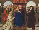 Virgin and Child with Saints and Donor by Jan van Eyck — hand-painted cultural oil painting reproduction on canvas