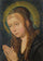 Virgin in Prayer in hallway