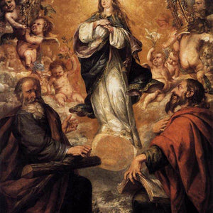 Virgin of the Immaculate Conception with Sts Andrew and John the Baptist