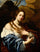Virginia da Vezzo, the Artist's Wife, as the Magdalen in hallway