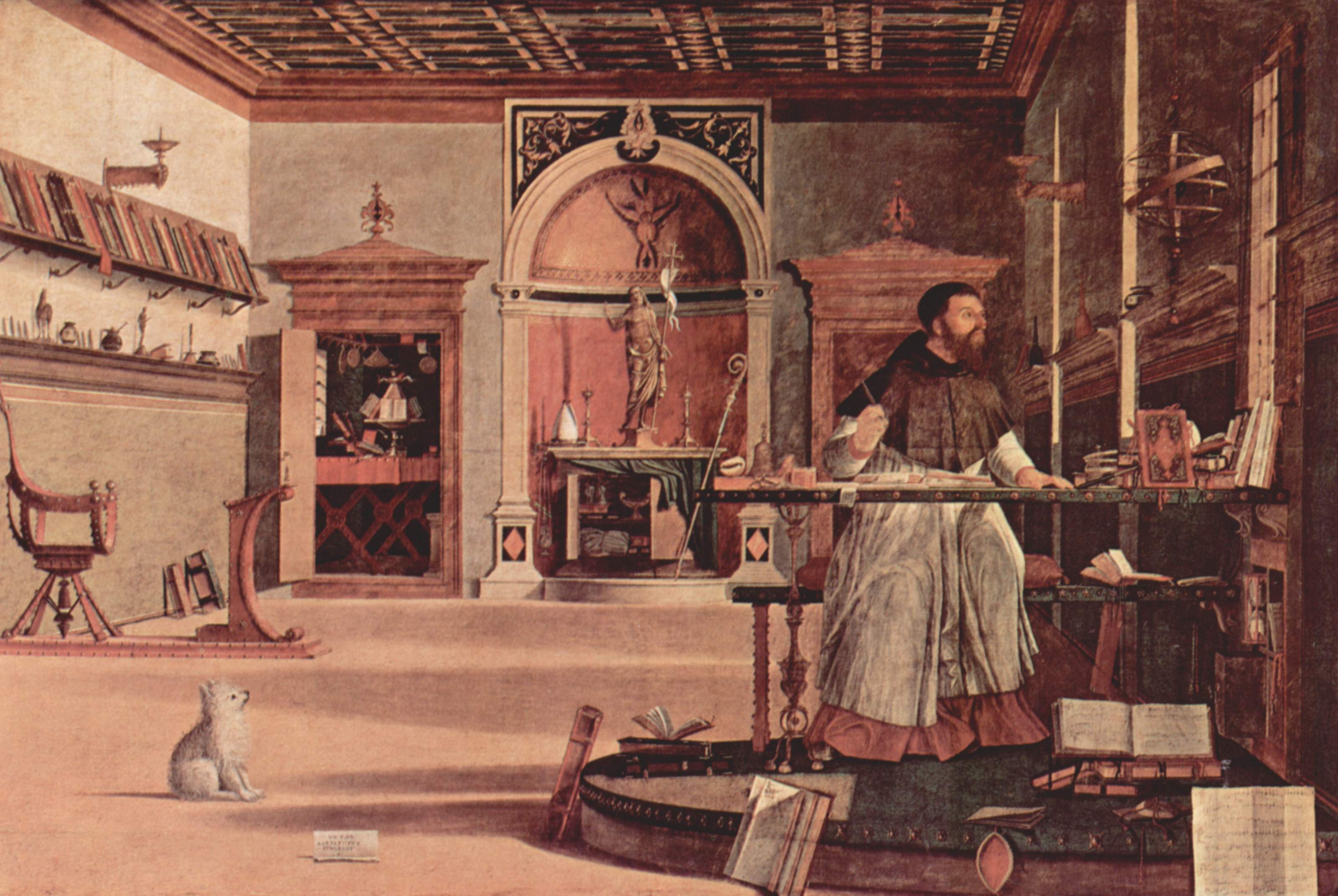 Vision of St. Augustine - Vittore Carpaccio