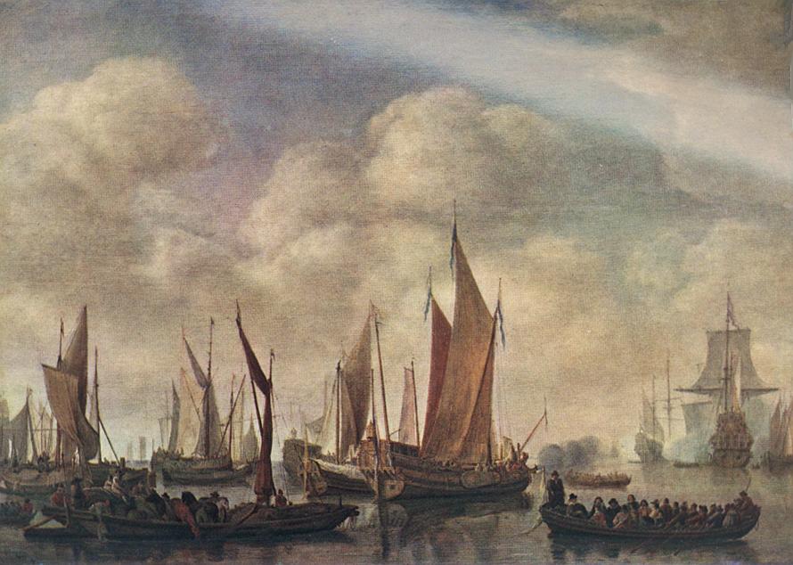 Visit of Frederick Hendriks II to Dordrecht in 1646 - Simon de Vlieger