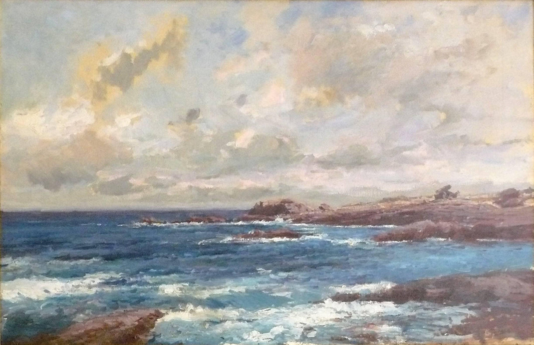 Vue présumée de Quiberon by Pierre-Jacques Pelletier — hand-painted landscape oil painting reproduction on canvas