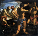 Vulcan's Forge by Tintoretto — hand-painted abstract oil painting reproduction on canvas