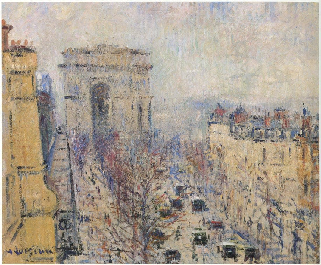 Wagram Avenue by Gustave Loiseau — hand-painted botanical oil painting reproduction on canvas