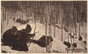 Wait by Nicholas Roerich — forest oil painting wall art, Realism