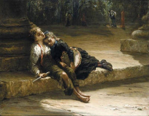 Wandering minstrels - Augustus Edwin Mulready