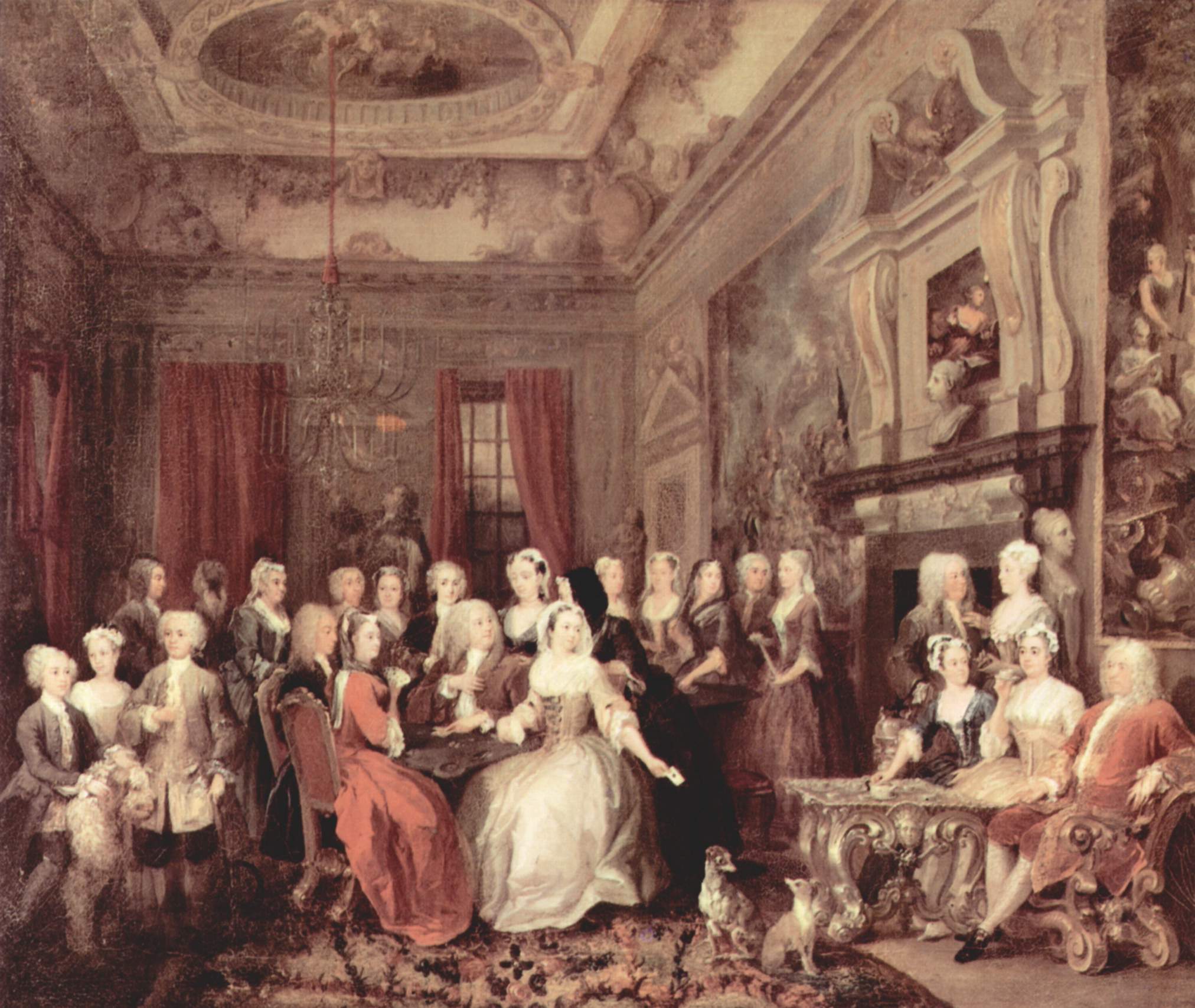 Wanstead Assembly at Wanstead_ House - William Hogarth