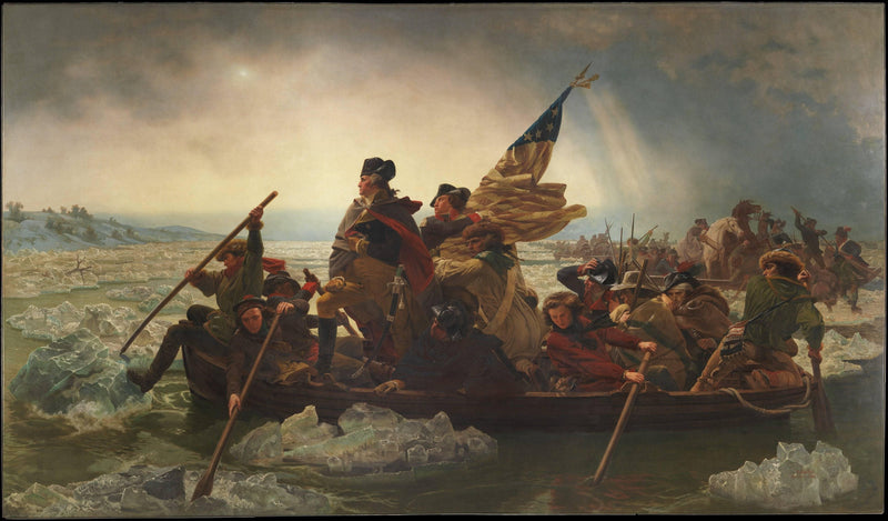 Washington Crossing the Delaware on gallery wrap
