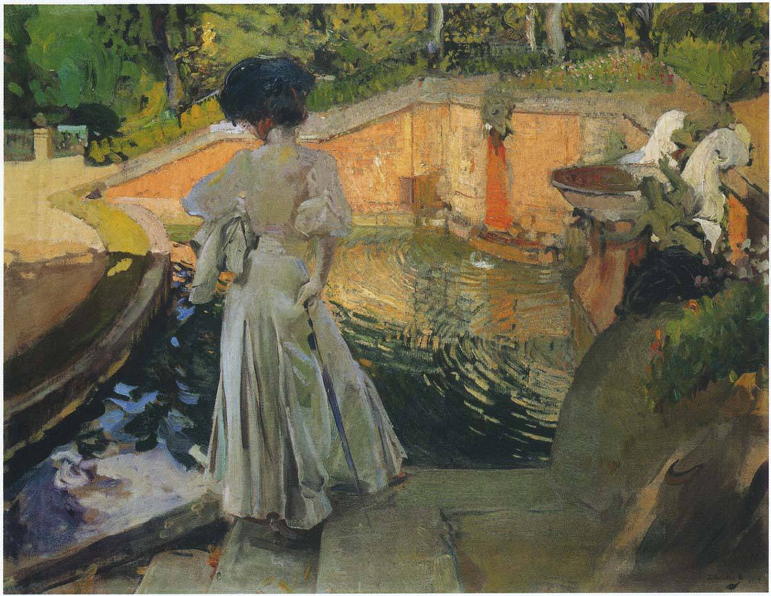 Watching the Fish - Joaquín Sorolla