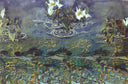Water Lilies by Mikhail Vrubel — hand-painted abstract oil painting reproduction on canvas