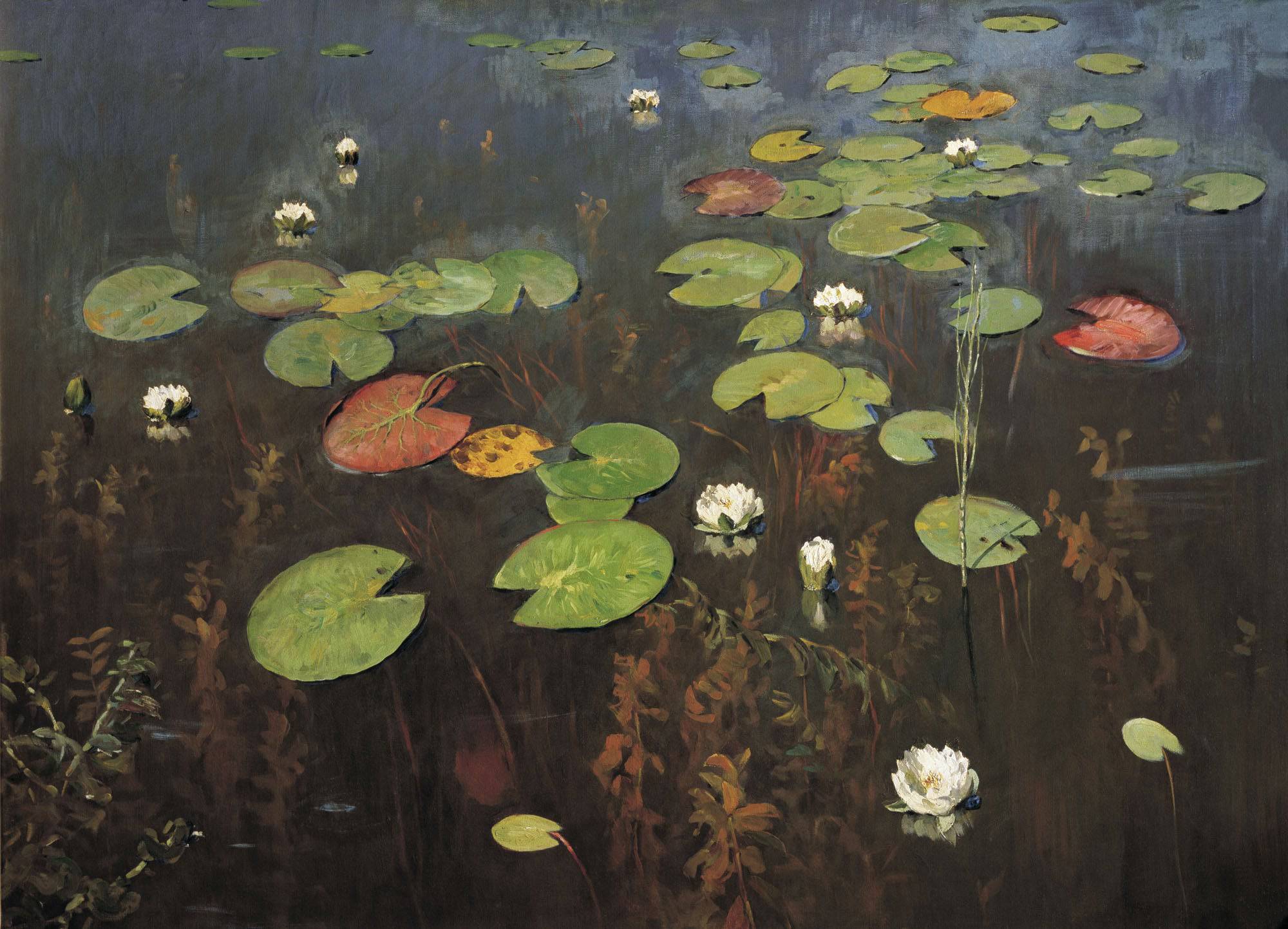 Water lilies. Nenuphar. - Isaac Levitan