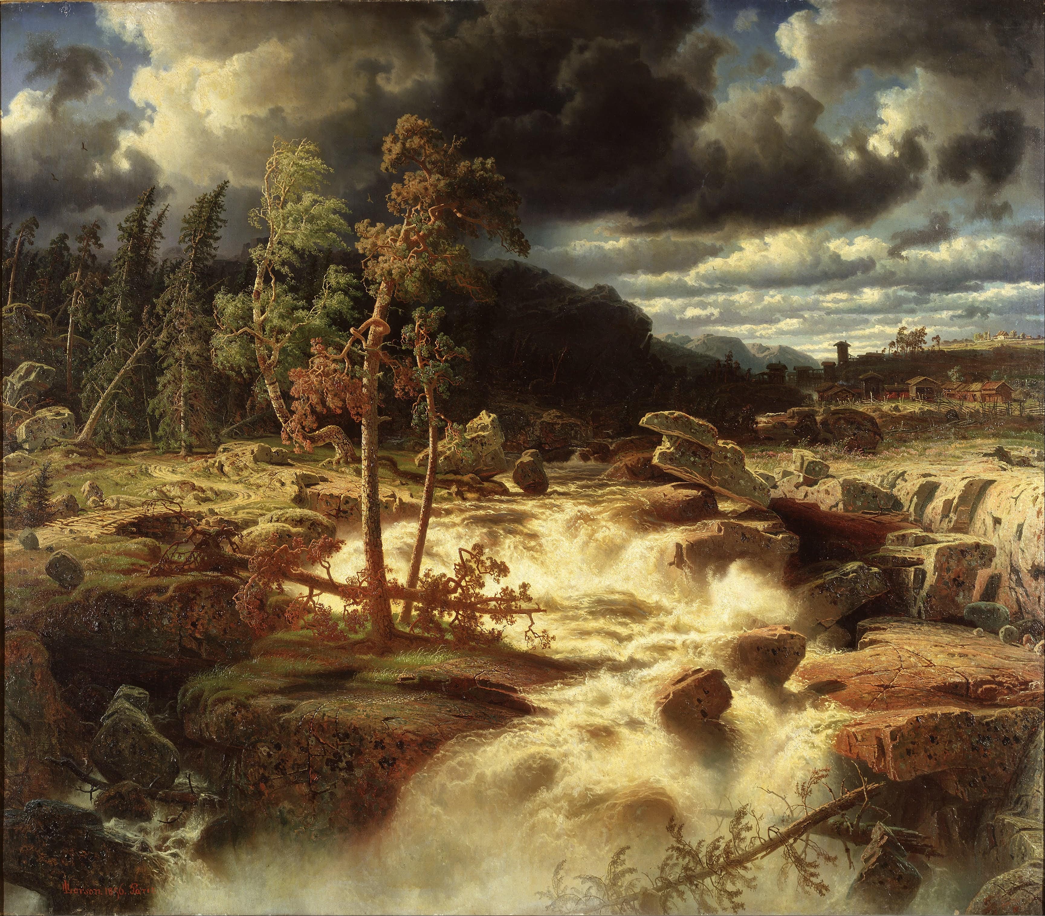 Waterfall in Småland - Marcus Larson