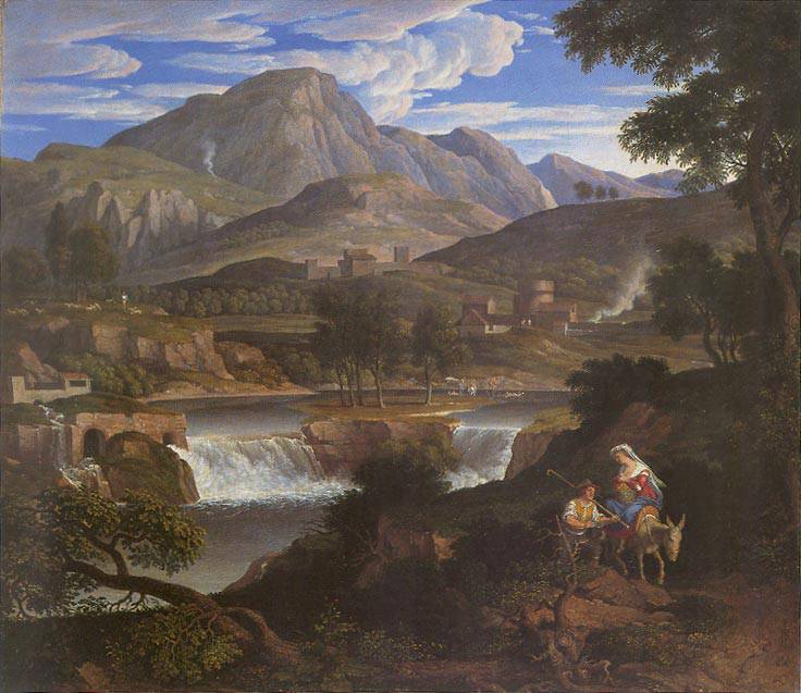 Waterfalls at Subiaco - Joseph Anton Koch