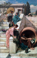 Diogenes by John William Waterhouse — group oil painting wall art, Romanticism