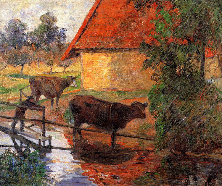 Watering place - Paul Gauguin