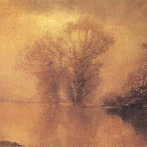 Waterside Scene in Luminescent Haze