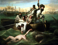 Watson and the Shark by John Singleton Copley — hand-painted cultural oil painting reproduction on canvas