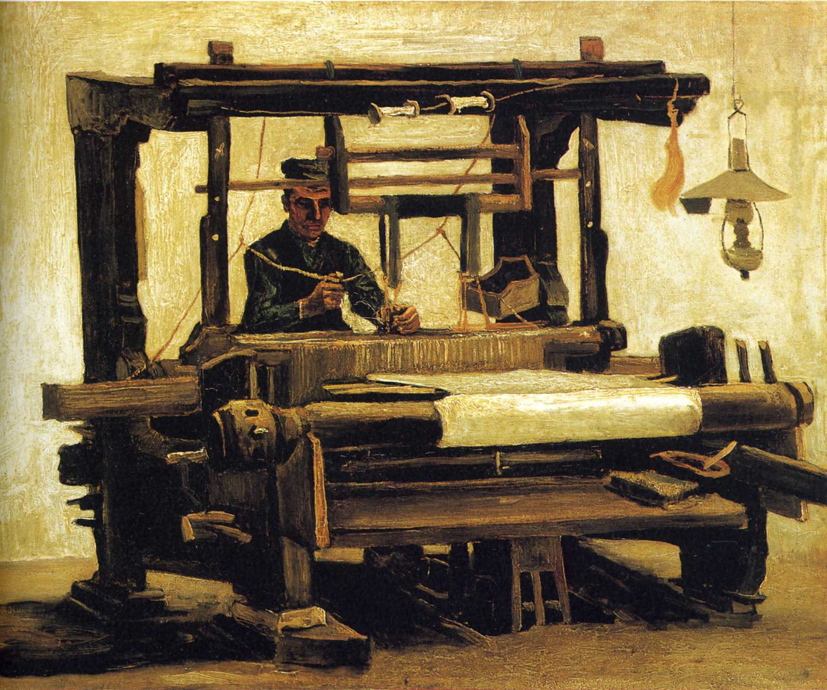 Weaver, seen from the Front - Vincent van Gogh