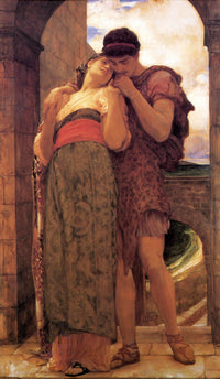 Wedded by Frederic Leighton — hand-painted cultural oil painting reproduction on canvas