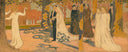 Wedding Procession by Maurice Denis, religious oil painting wall art, Post Impressionism