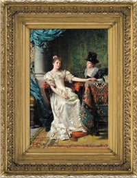 Wedding wreath by Wladyslaw Czachorski — hand-painted portrait oil painting reproduction on canvas