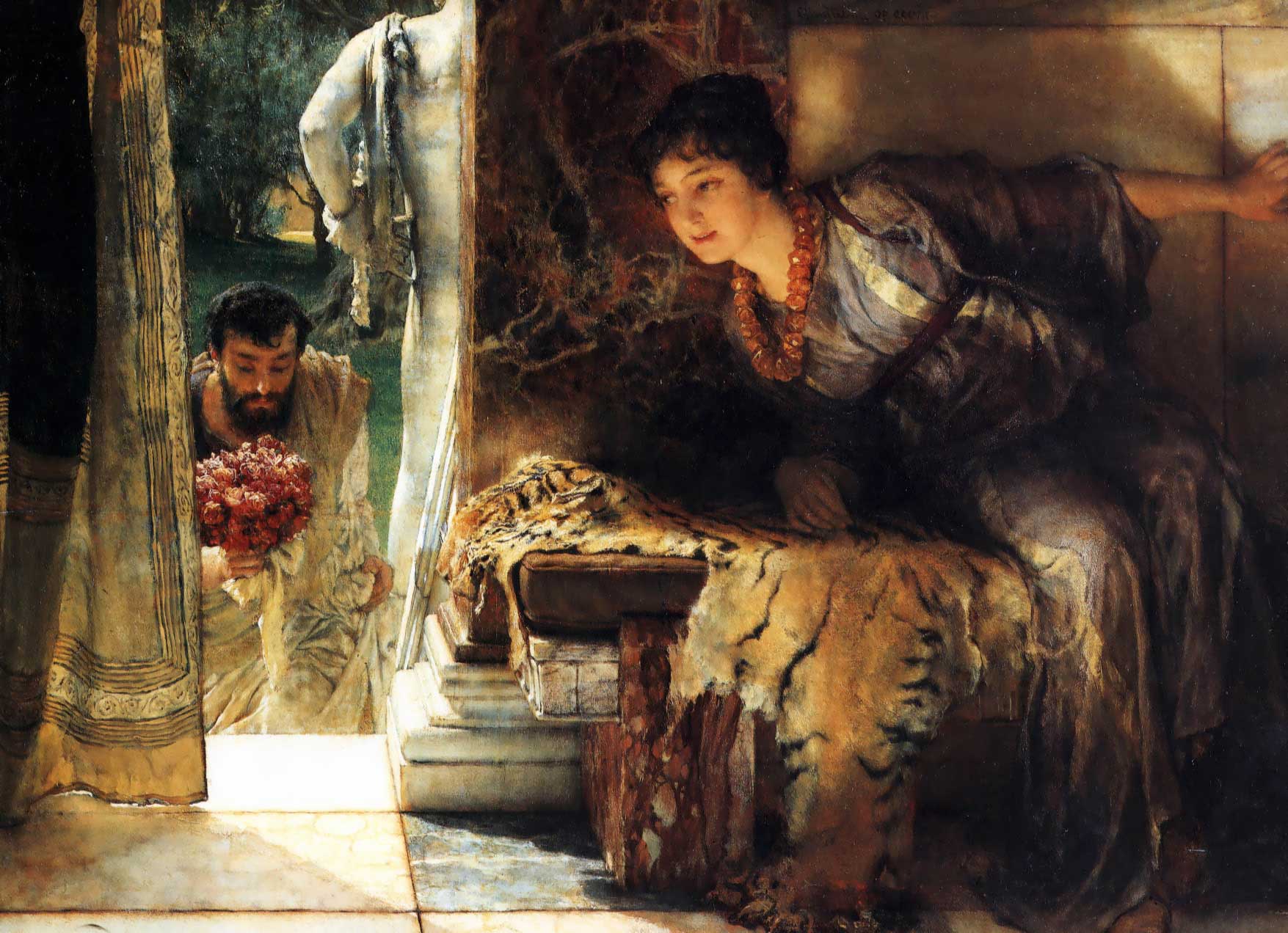 Welcome Footsteps - Sir Lawrence Alma-Tadema