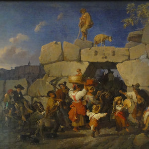 Italian country people return home