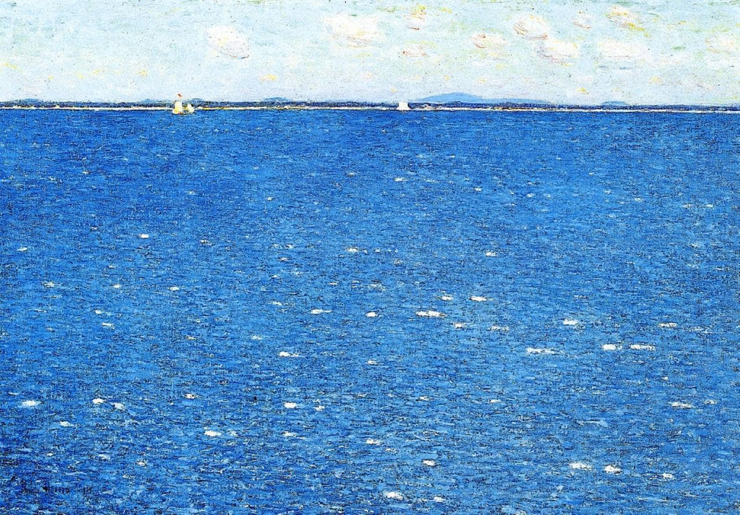 West Wind, Appledore by Childe Hassam — hand-painted landscape oil painting reproduction on canvas