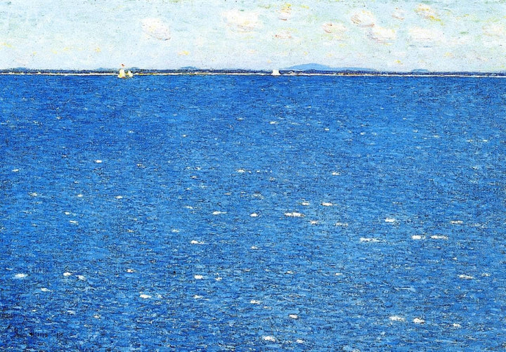 West Wind, Appledore by Childe Hassam — hand-painted landscape oil painting reproduction on canvas