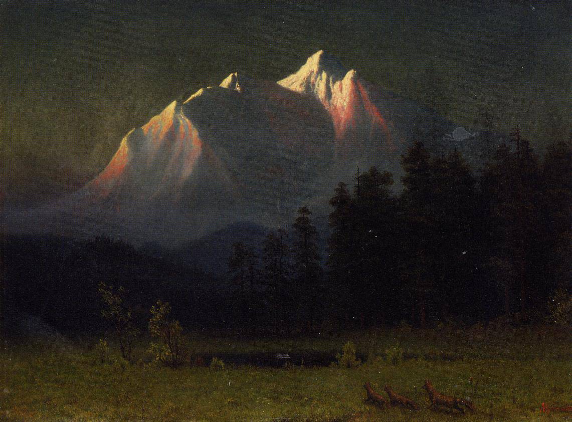 Western Landscape - Albert Bierstadt