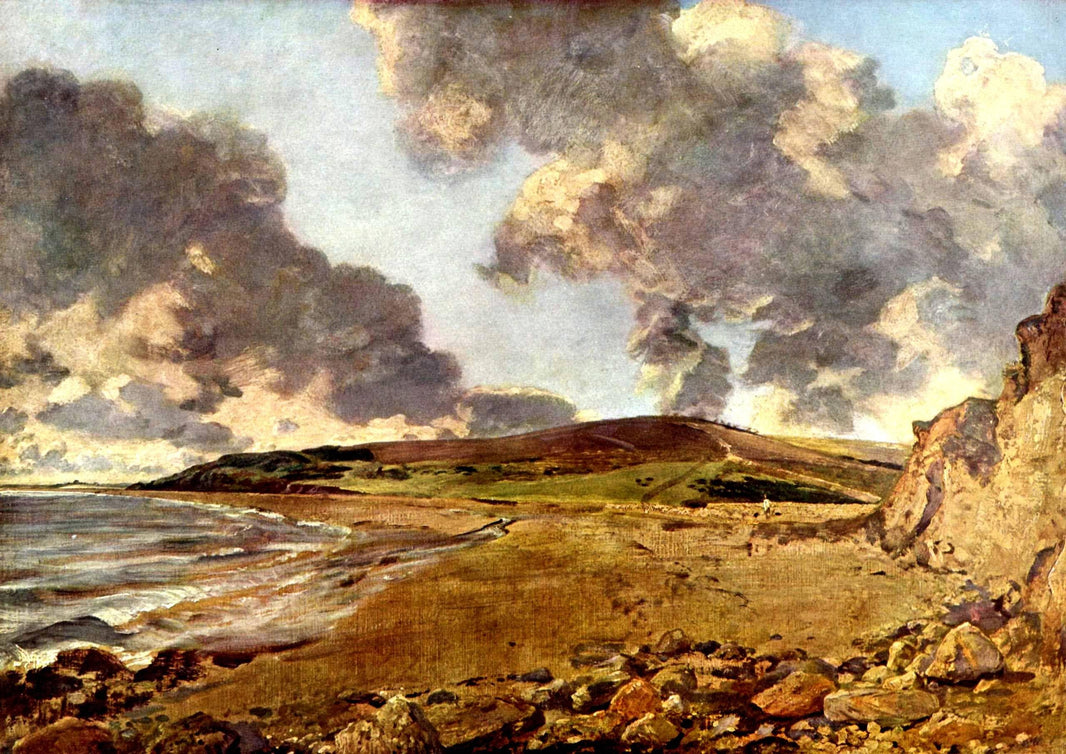 Weymouth Bay with Jordan Hill by John Constable — hand-painted landscape oil painting reproduction on canvas